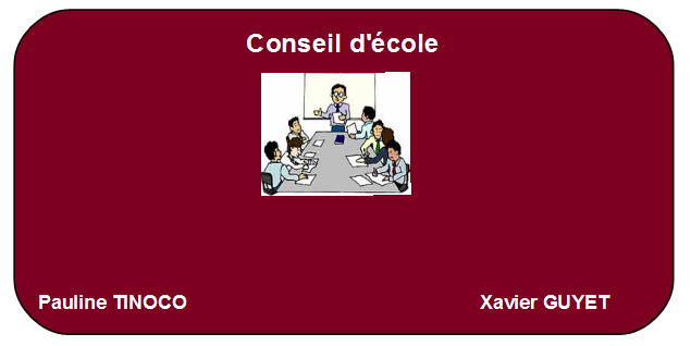 Conseil d ecole